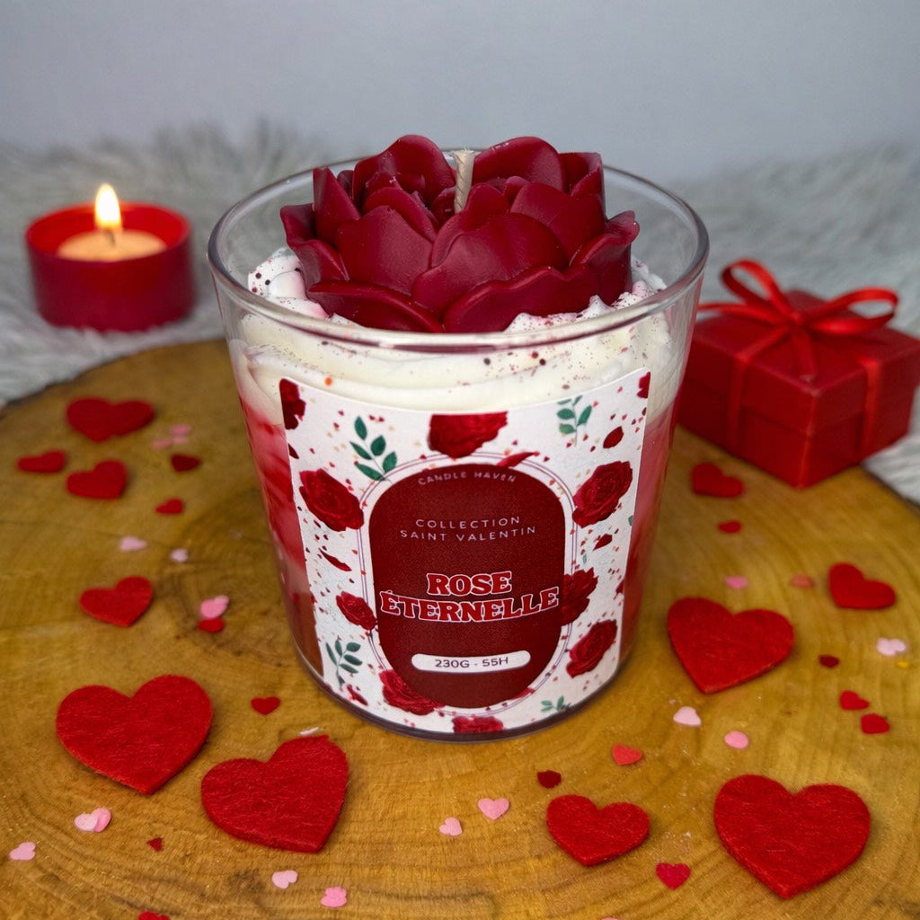 Bougie Rosé éternelle