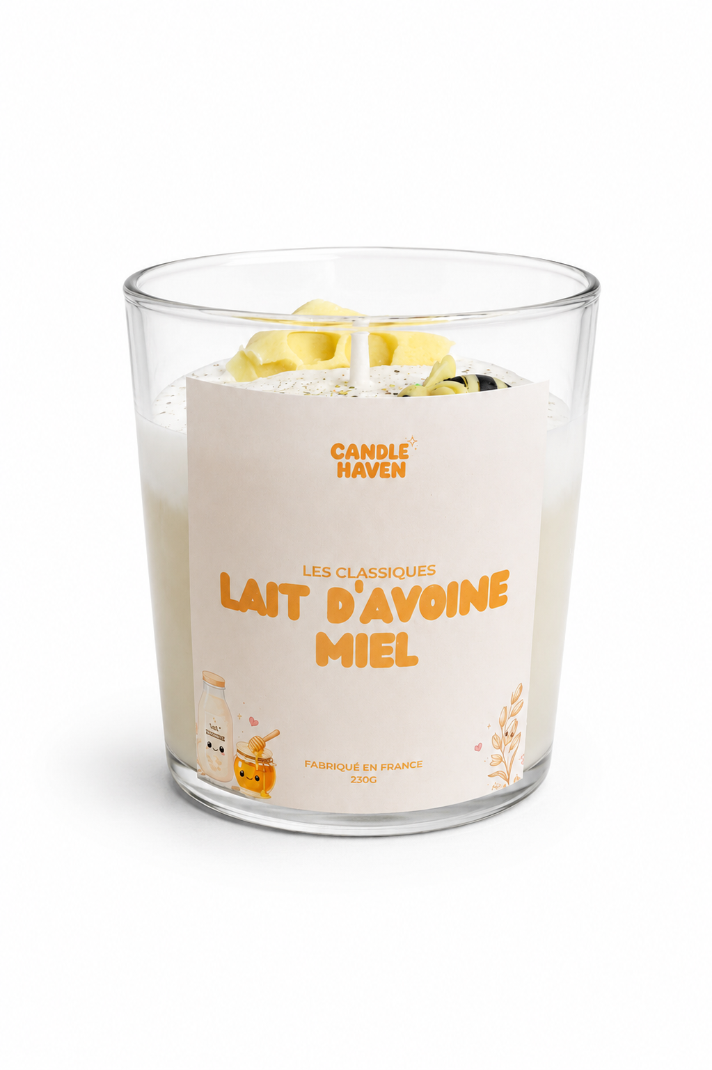 Lait d'avoine & miel