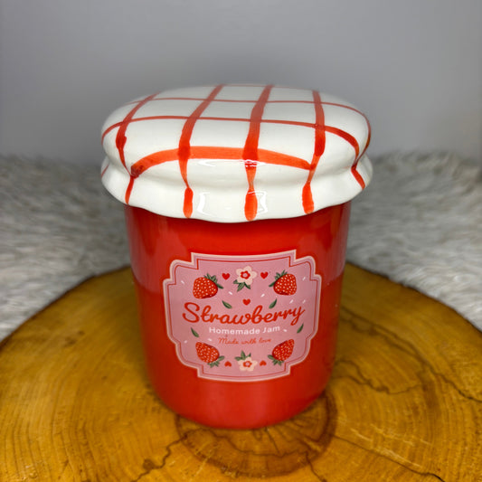 Diffuseur pot de confiture fraise
