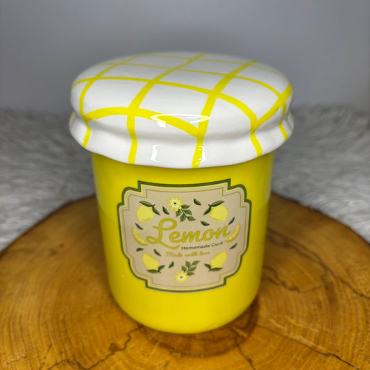Diffuseur pot de confiture citron