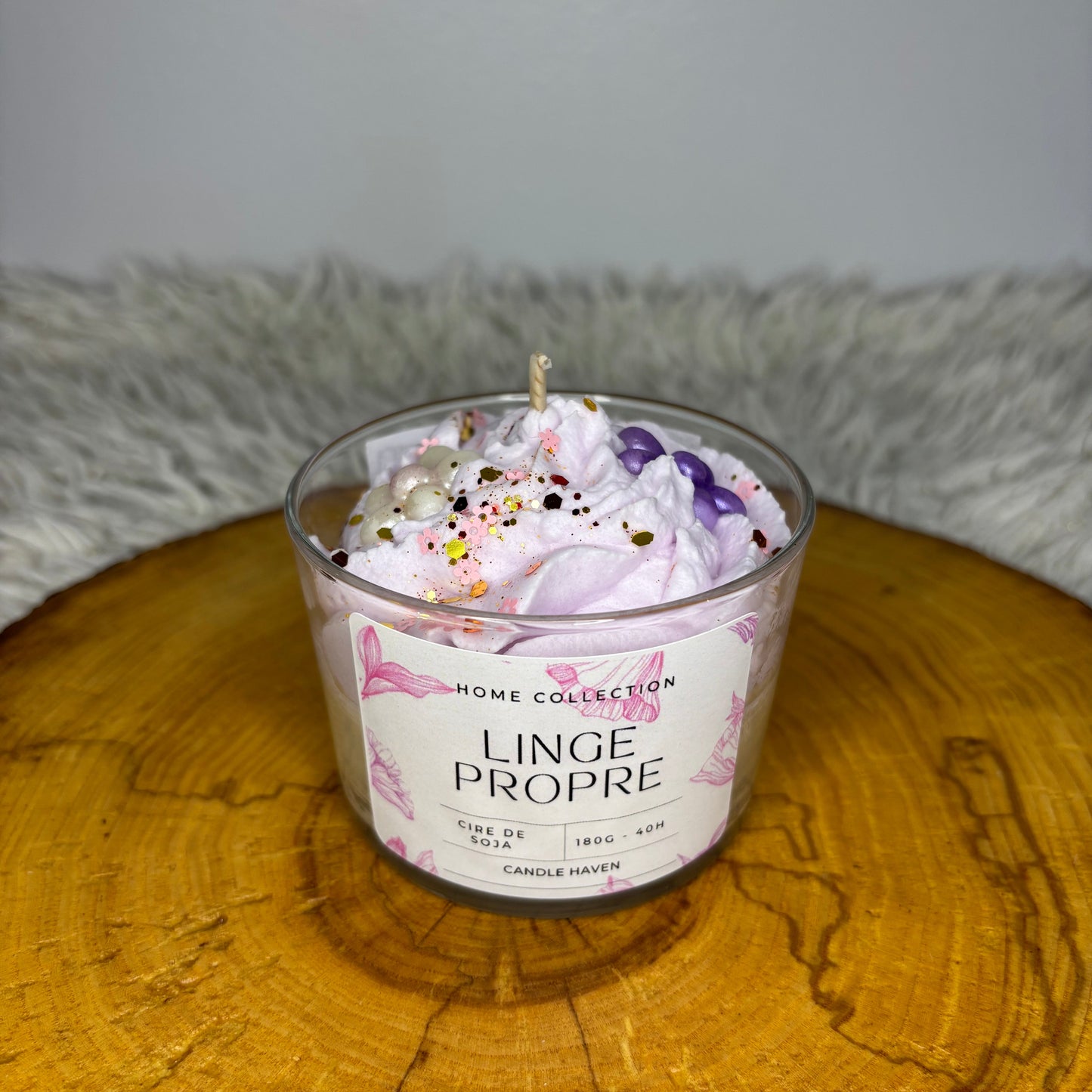 Bougie Linge propre