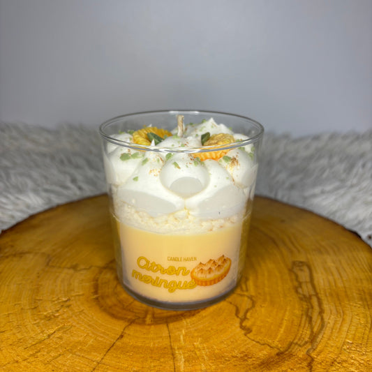 Bougie gourmande Citron meringué