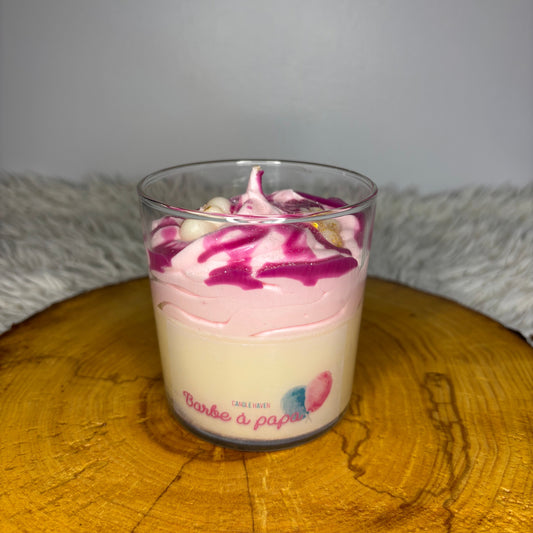 Bougie gourmande Barbe à papa