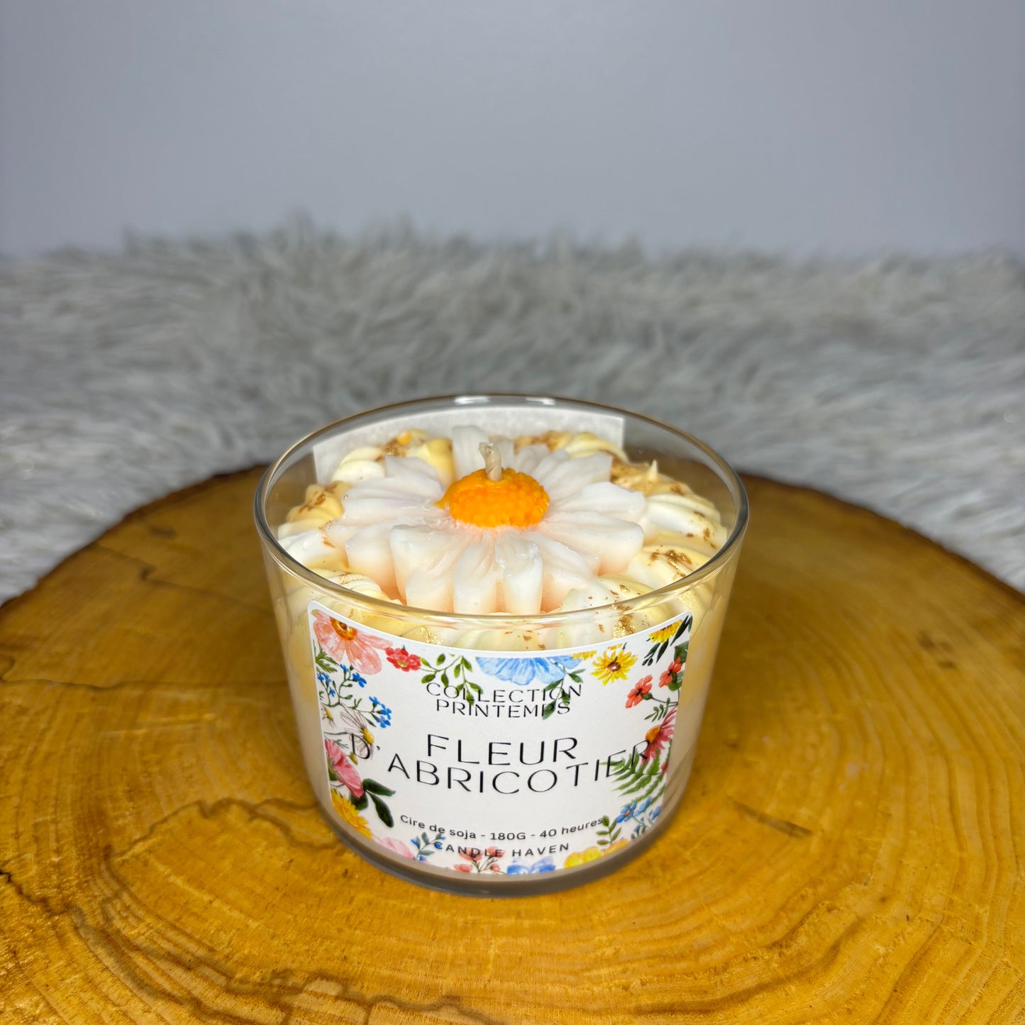 Bougie Fleur d'abricotier