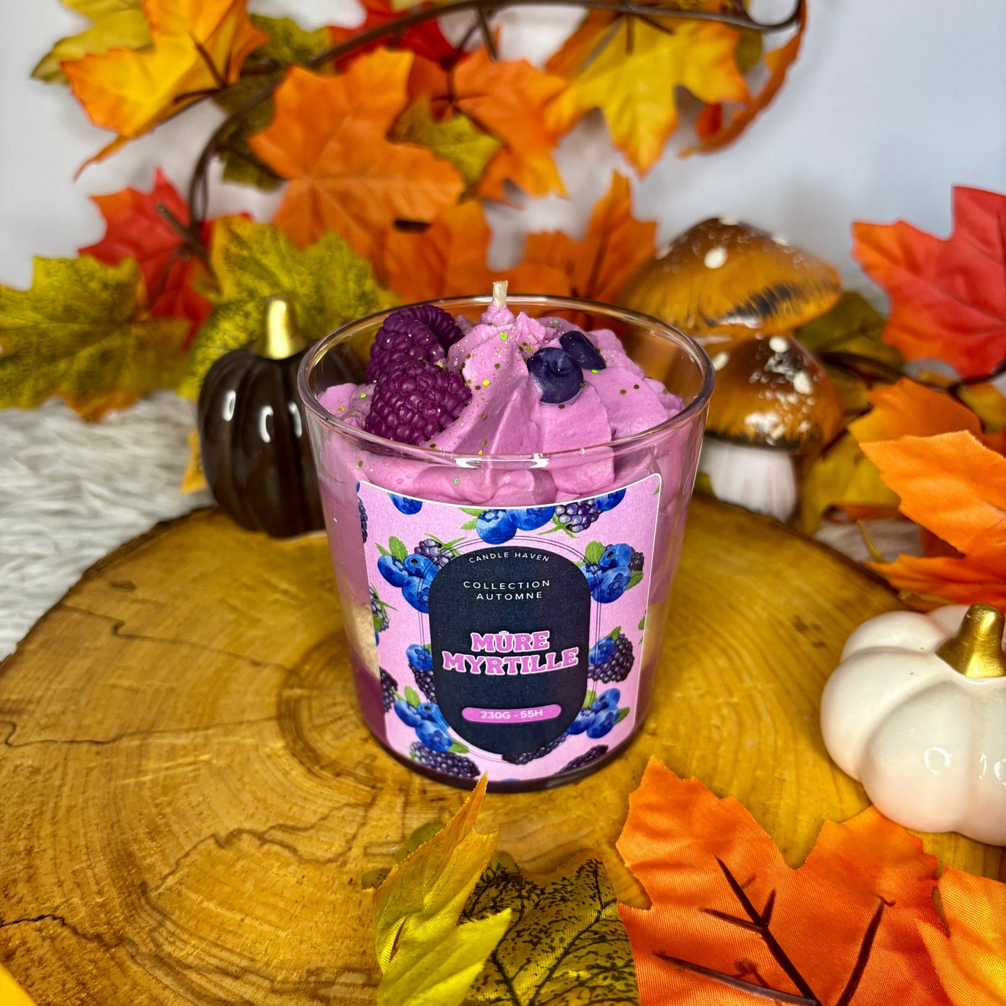 Bougie Mûre myrtille