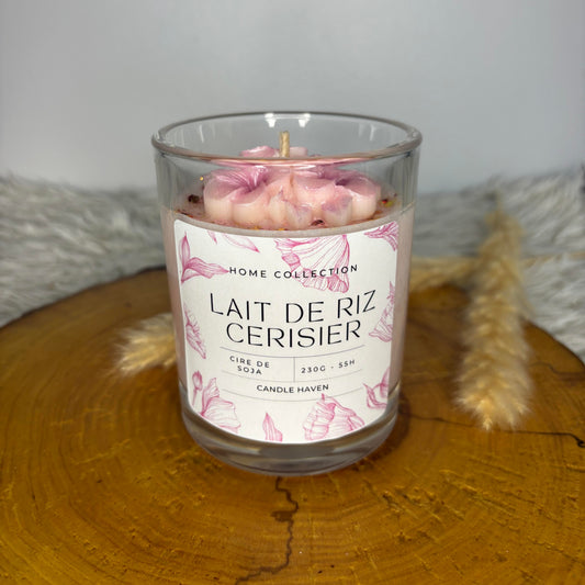 Bougie Lait de riz Cerisier