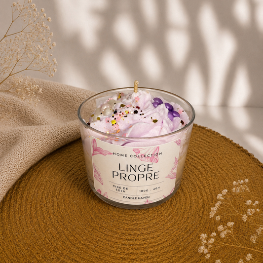 Bougie Linge propre