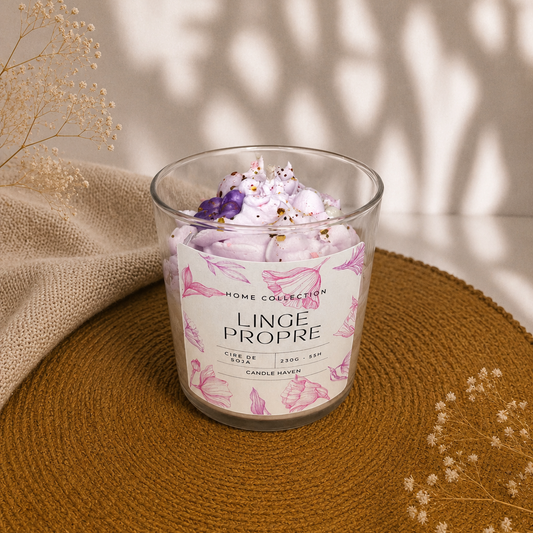 Bougie Linge propre