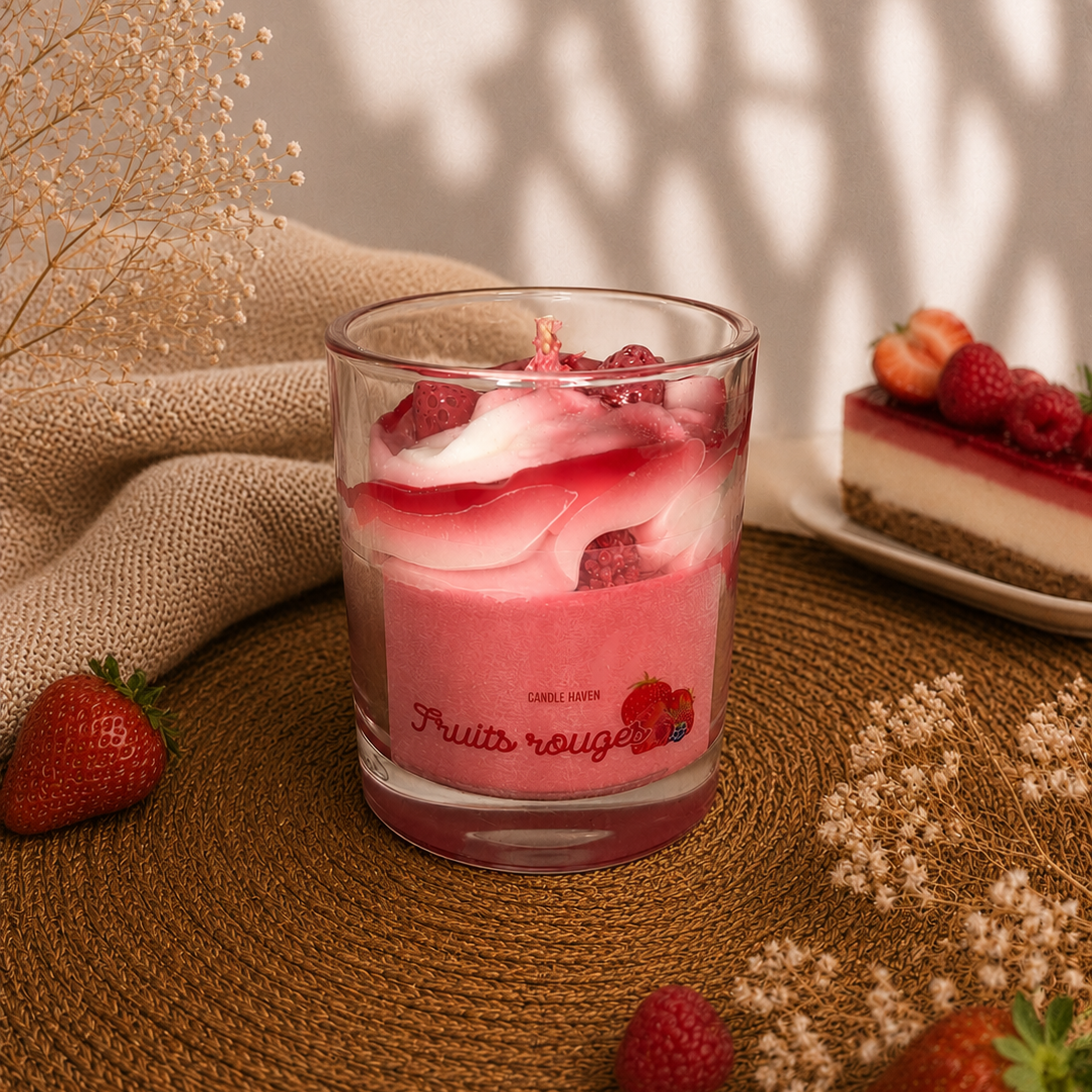 Bougie gourmande Fruits rouges