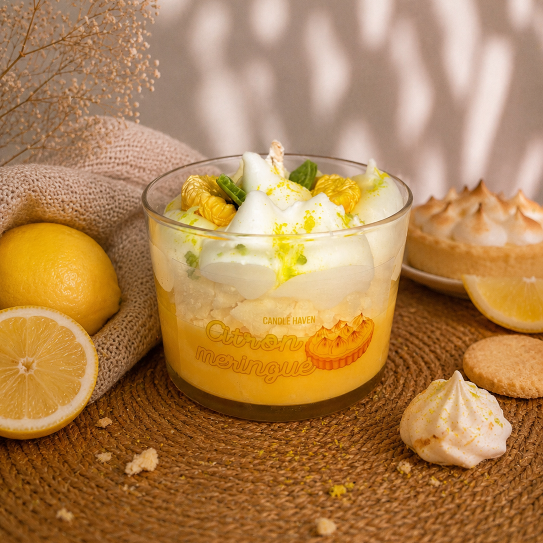 Bougie gourmande Citron meringué