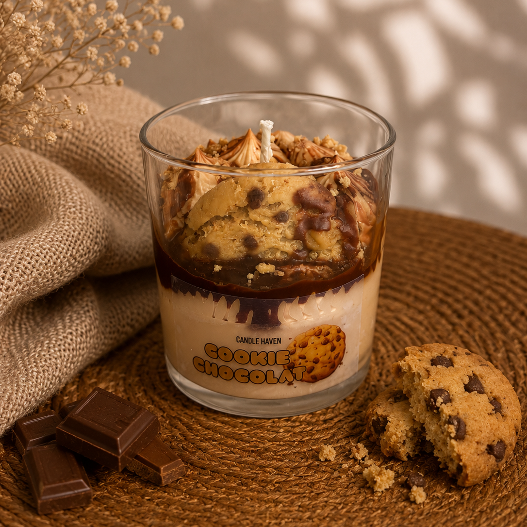 Bougie gourmande Cookie chocolat
