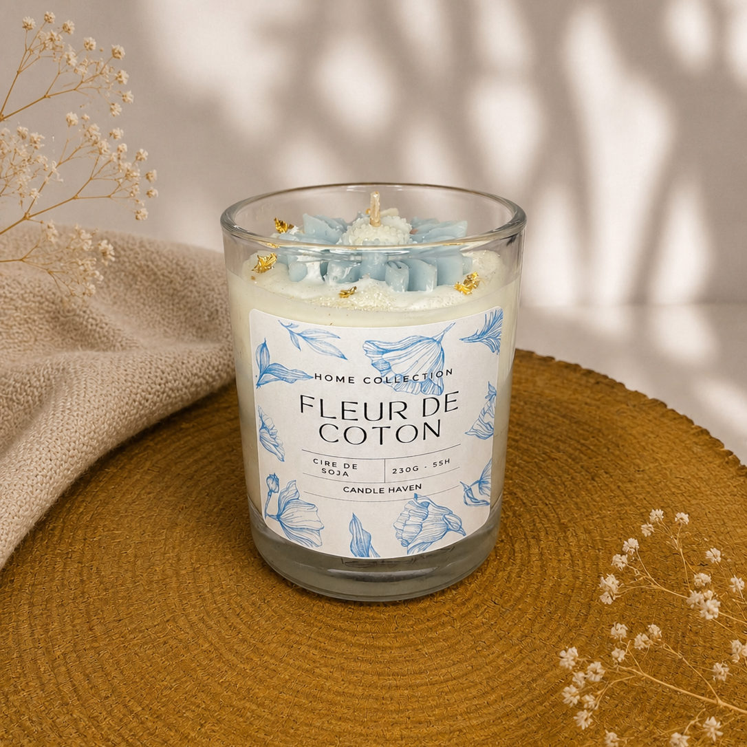 Bougie Fleur de coton