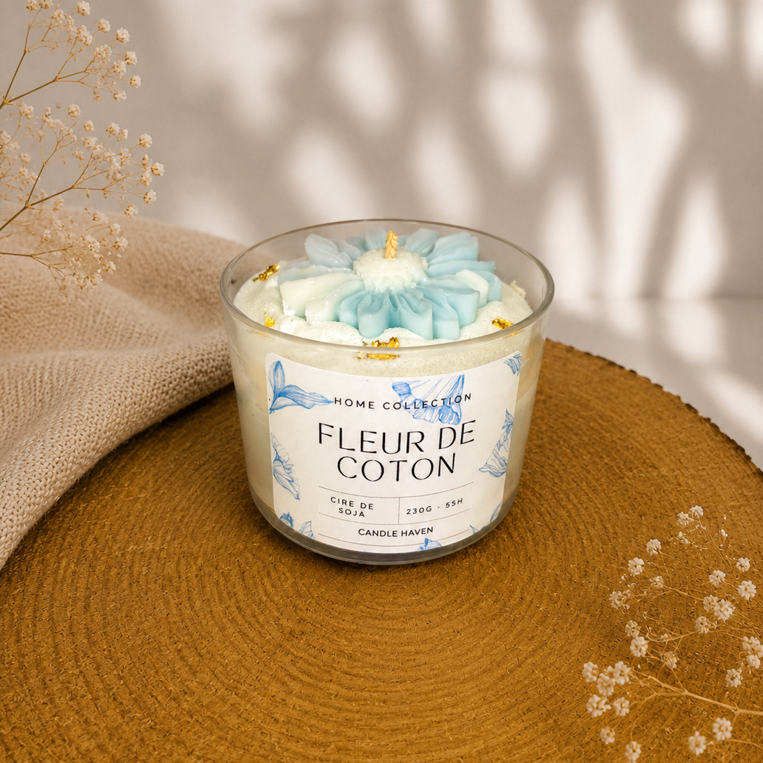 Bougie Fleur de coton