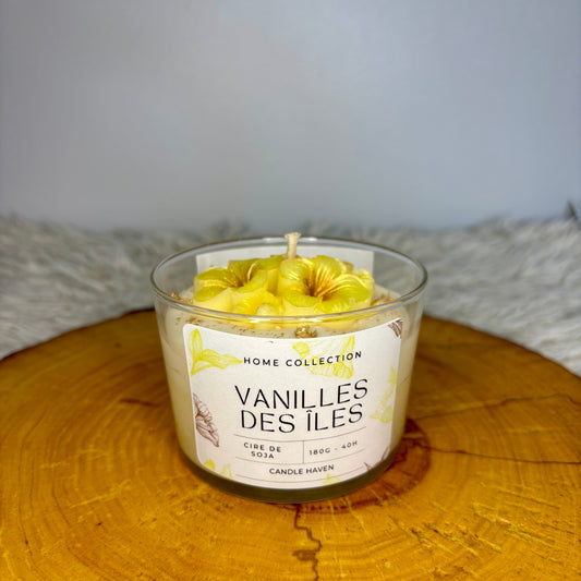 Bougie Vanilles des îles