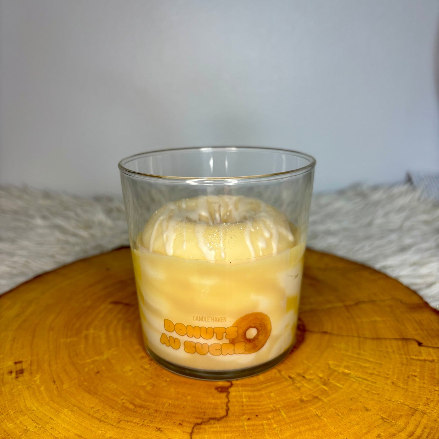 Bougie gourmande Donuts au sucre