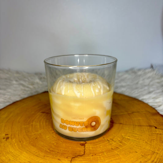Bougie gourmande Donuts au sucre