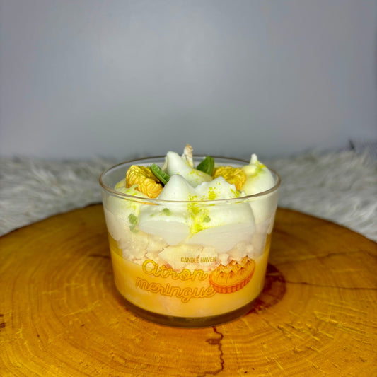 Bougie gourmande Citron meringué