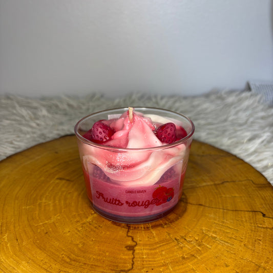 Bougie gourmande Fruits rouges