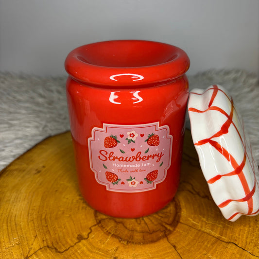 Diffuseur pot de confiture fraise