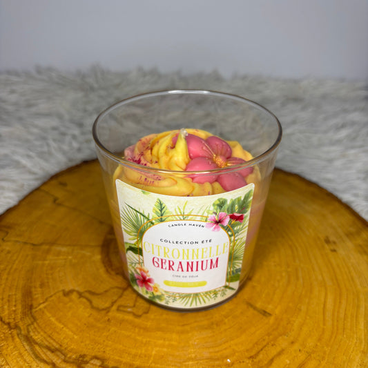 Bougie Citronnelle Géranium